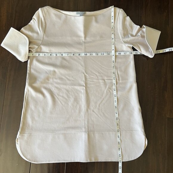 COS Blush Beige Tunic-Style Relaxed Fit Top – Size Small - Picture 6 of 8